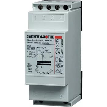 Grothe beltransformator 8 V/AC 1 A 14201