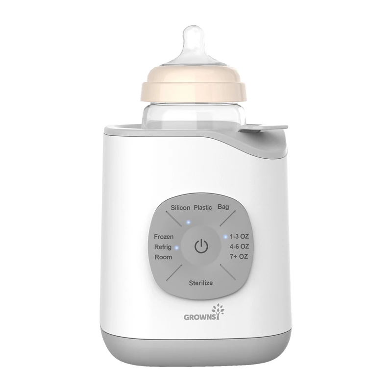 Grownsy 10-in-1 flessenwarmer grijs