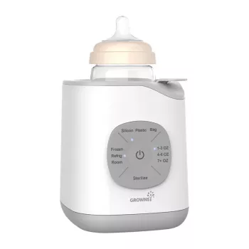 Grownsy 10-in-1 flessenwarmer grijs