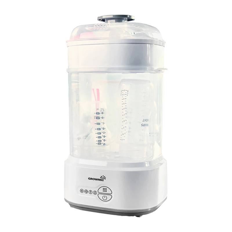 Grownsy flessensterilisator met droger (grijs)