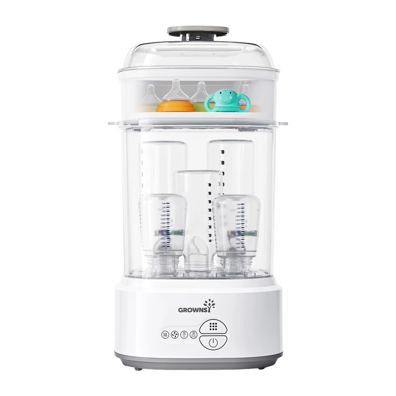 Grownsy flessensterilisator met droger (grijs)