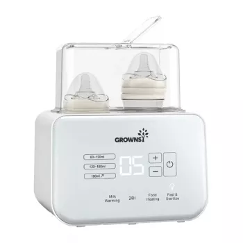 Grownsy multifunctionele flessenwarmer wit