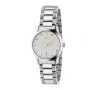 Gucci G-Timeless dameshorloge YA126572A 27mm RVS zilveren wijzerplaat met diamantindexen Zwitsers quartz