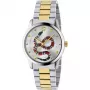 GUCCI G-Timeless heren quartz horloge YA1264075 38mm edelstaal zwarte wijzerplaat