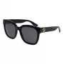GUCCI GG0034SN-001 dames vierkante zonnebril 54/20/140 mm zwart acetaat grijs nylon UV400