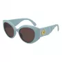 GUCCI GG0809S-004 Dames zonnebril - Zwart acetaat frame, grijze glazen, 51 mm