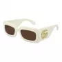 GUCCI GG0811S-002 dames cat-eye zonnebril zwart grijs 53mm