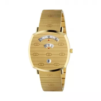 Gucci Grip unisex horloge 35mm edelstaal YA157409