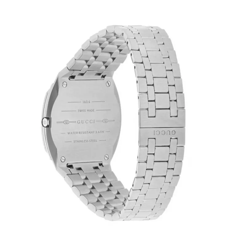 GUCCI Grip unisex horloge YA163407 38mm Stainless Steel