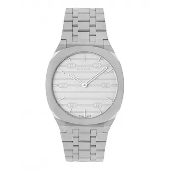 GUCCI Grip unisex horloge YA163407 38mm Stainless Steel