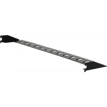 GÜDE 872 19 inch rack kabelmanagement-paneel met 5 kabelringen, 1U, zwart