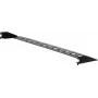 GÜDE 872 19 inch rack kabelmanagement-paneel met 5 kabelringen, 1U, zwart