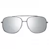 GUESS GF0207-08C herenzonnebril - donkergrijs montuur, grijze glazen, 60 mm