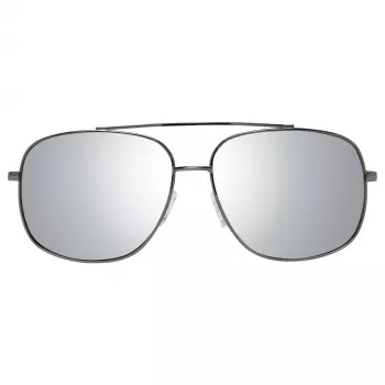 GUESS GF0207-08C herenzonnebril - donkergrijs montuur, grijze glazen, 60 mm