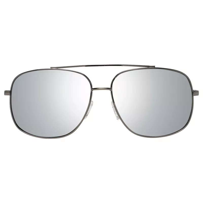 GUESS GF0207-08C herenzonnebril - donkergrijs montuur, grijze glazen, 60 mm