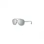 GUESS GF0207-08C herenzonnebril - donkergrijs montuur, grijze glazen, 60 mm