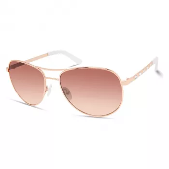 Guess GF0408-6128F dames zonnebril Havana bruin gradient 61mm