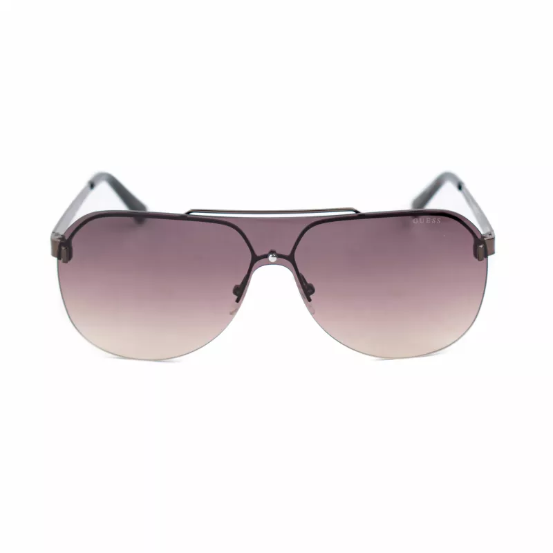 GUESS GF5053-0048F Heren rechthoekige zonnebril Havana bruin verloop
