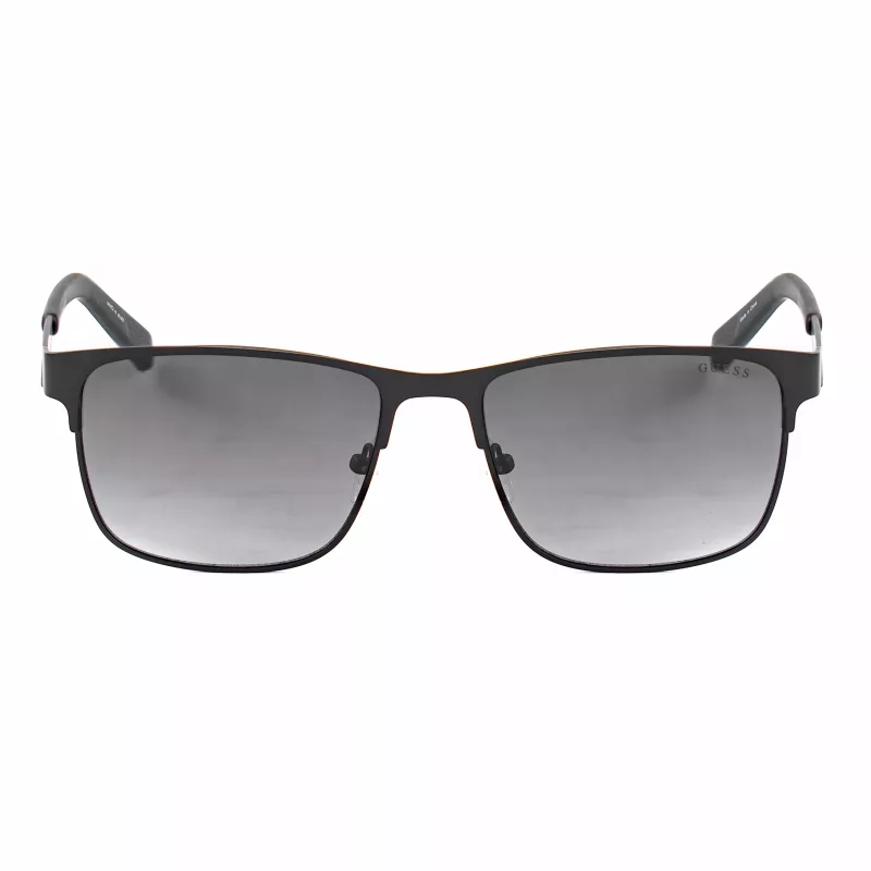 Guess GF5098-5602B heren vierkante zonnebril zwart smoke 56mm
