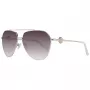 GUESS GF6140-32F dames zonnebril havanna vierkant 62mm