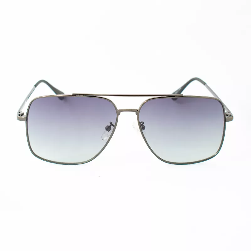 GUESS GG2158S-08P heren rechthoekige zonnebril Havana bruin verloop 61 mm