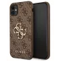 GUESS iPhone 11 / XR Hardcase 4G Big Metal Logo Bruin