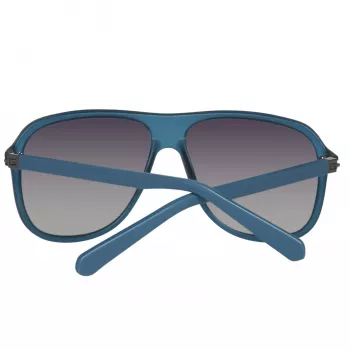GUESS MAN zonnebril GU6876-5991B rechthoekig zwart montuur grijze glazen 59mm
