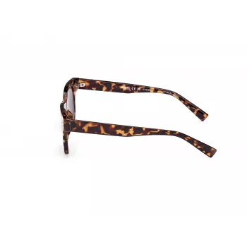 Guess heren rechthoekige zonnebril GU8265-5352A Havana bruin gradient 53mm