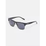 Guess heren zonnebril GF00023-5601A zwart hoekig montuur grijze glazen 56mm