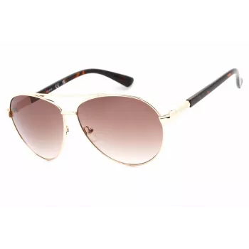 Guess heren zonnebril GF0221-32F dark havana acetaat montuur bruine verloopglazen 59mm