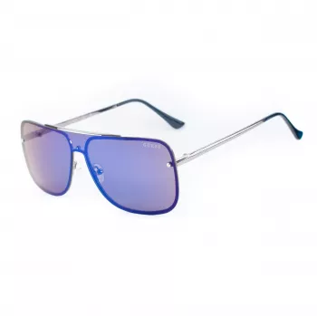 Guess herenzonnebril GO00053-0008C zwart montuur grijze glazen 57mm