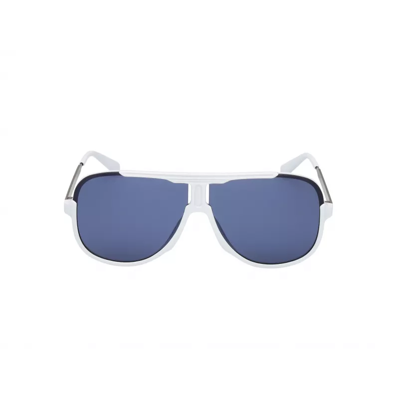 Guess herenzonnebril GO00060-6421V Havana rechthoekig acetaat 64/12/140 mm