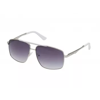 GUESS heren zonnebril GO00063-5910B Havana vierkant montuur bruine glazen 59mm