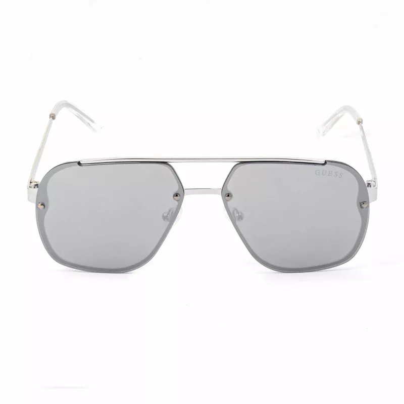 Guess herenzonnebril GO00065-6010C zwart montuur grijze glazen 60mm