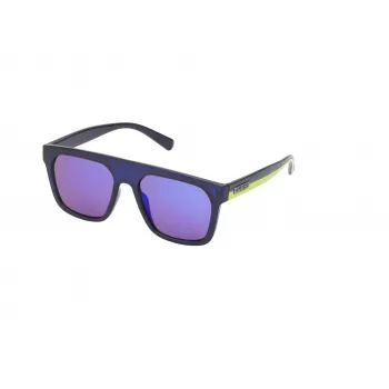 GUESS herenzonnebril GO00068-5584C rechthoekig dark havana montuur bruine verloopglazen 55/18/145 mm