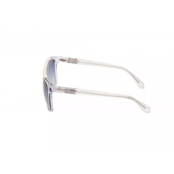 GUESS heren zonnebril GU00123-5826W - vierkant donker havanna montuur, bruine gradientglazen, 58/16/140 mm