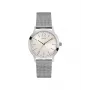 GUESS heren W0921G1 analoog quartz horloge 39mm edelstaal blauwe wijzerplaat