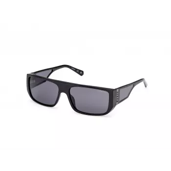 GUESS zonnebril GU00136-6001A unisex vierkant montuur 60/16/140 mm zwart/grijs