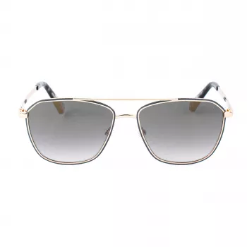 GUESS zonnebril GU00147-5633C Havana/bruin vierkant acetaat heren