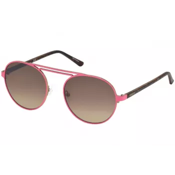 GUESS unisex GU3028-5573F zonnebril Havana 55/19/140 mm