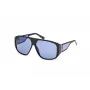GUESS unisex zonnebril GU00135-6101V zwart montuur grijs verloopglazen 61mm