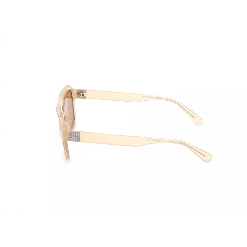 GUESS Unisex Zonnebril GU82595357E Havana/Schildpad Montuur Bruine Verloopglazen 53/19/145 mm