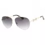 GUESS dames vlinder cat eye zonnebril GF6171-32B shiny black smoke gradient 60 mm