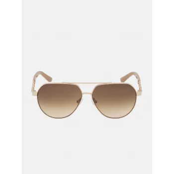 GUESS dameszonnebril GF00033-5932E Havana bruin Gradient vierkant 59mm