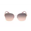 GUESS dameszonnebril GF00052-5928B Havana vierkant montuur bruine gradient lens 59mm