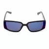 GUESS dames GF5127-6501C oversized vierkante zonnebril, zwart montuur met rookkleurige gradientglazen