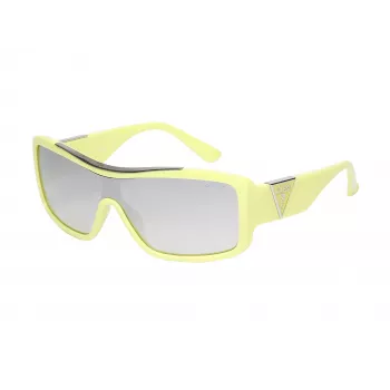 GUESS dames GO00035-0039C cat-eye zonnebril - glanzend zwart montuur, smoke-gradient-glas
