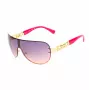 GUESS dameszonnebril GO00037-0032U cat-eye - zwart montuur, grijze verloopglazen, UV400