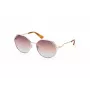 GUESS dameszonnebril GU7842S5833F, oversized vierkant model, havanna montuur, bruine gradientglazen, 58 mm