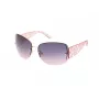GUESS dames oversized vierkante zonnebril GO00034-6528B havana/brown tortoise